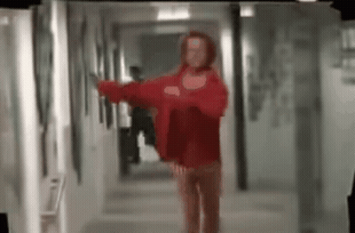 Woman High Fives Man Behind Fence With MLB.com GIF