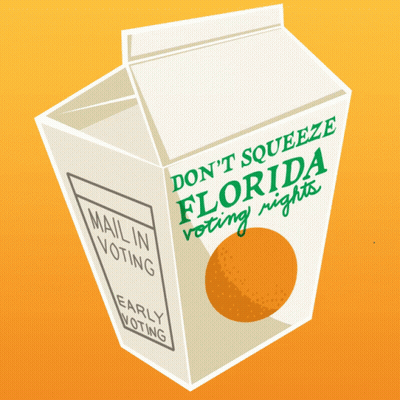 Woman Holding Belina Juice Boxes Saying Look What I Brought GIF
