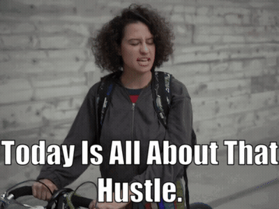 Woman Holding Bike Today Is All About That Hustle GIF