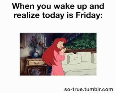 Woman Holding Bird Saying Today Is Friday GIF