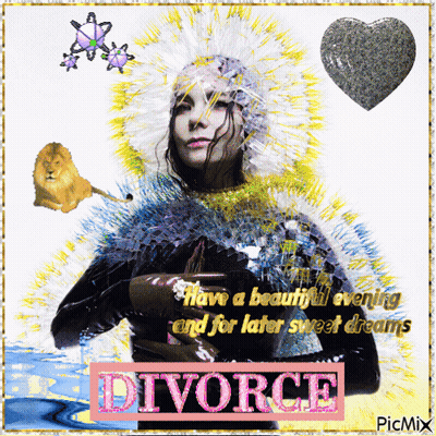 Woman Holding Book With Word Divorce GIF