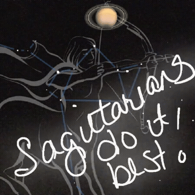 Woman Holding Bow And Arrow Sagittarius Do It Best GIF