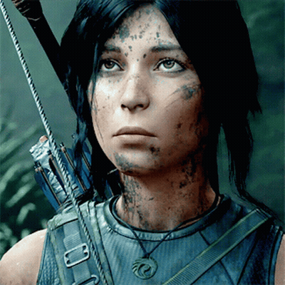 Woman Holding Bow And Arrow With Bird Necklace GIF