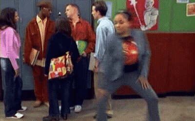 Woman Holding Bowling Ball In Hallway With Group GIF