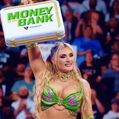 Woman Holding Briefcase Saying Money In The Bank GIF