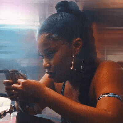 Woman Holding Bunch Of Money GIF