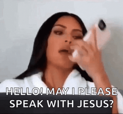 Woman Holding Cell Phone Talking GIF