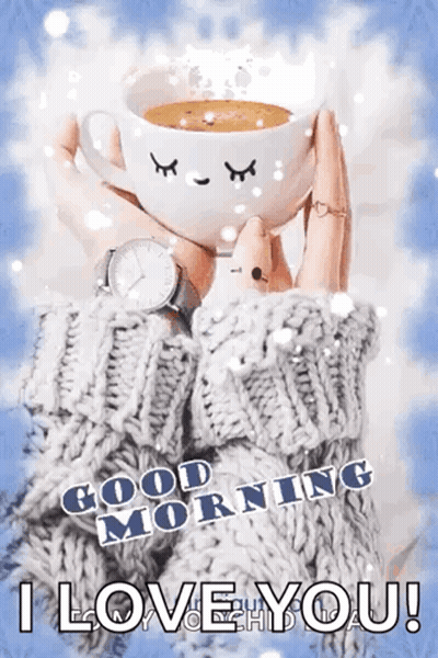 Woman Holding Coffee Cup GIF