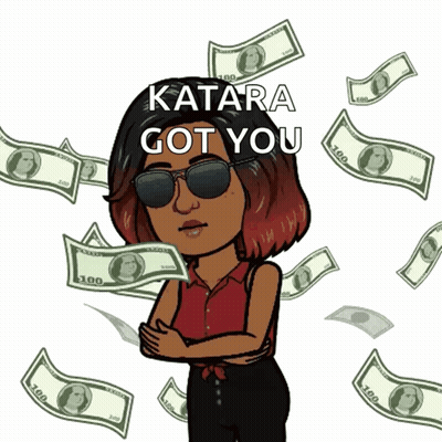 Woman Holding Dollar Bill Katara Got You GIF