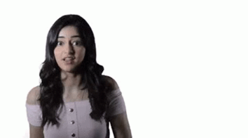 Woman Holding Fist In Front Of F Y Sign GIF