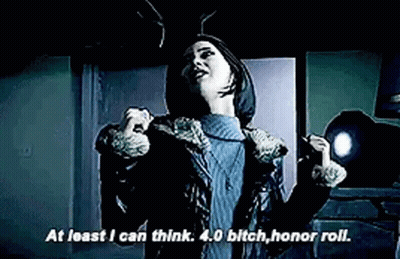 Woman Holding Flashlight In Dark Room GIF