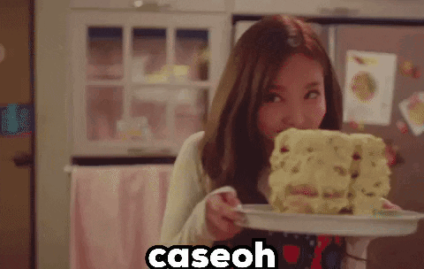 Woman Holding Food Plate With Caseoh GIF