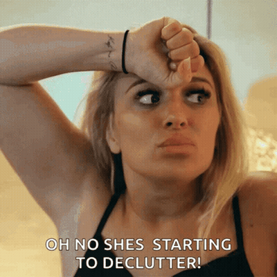 Woman Holding Forehead Saying Oh No GIF