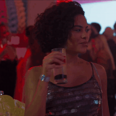 Woman Holding Glass Of Water GIF