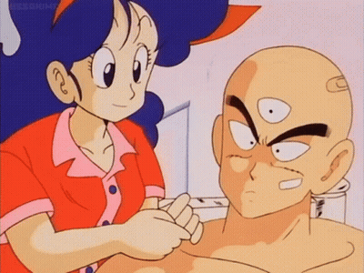 Woman Holding Hand Of Three-Eyed Man GIF