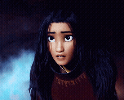 Woman Holding Head With Hands And Scarf GIF