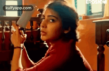 Woman Holding Knife Shock Surprise GIF