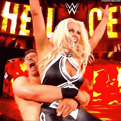 Woman Holding Man In Her Arms GIF