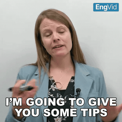 Woman Holding Marker Says I'm Going To Give You Some Tips GIF