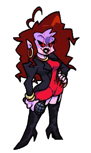 Woman Holding Microphone And Earrings Sticker