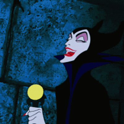 Woman Holding Microphone And Knife GIF