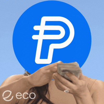 Woman Holding Money In Front Of P Circle GIF