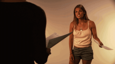 Woman Holding Nurse Sign GIF