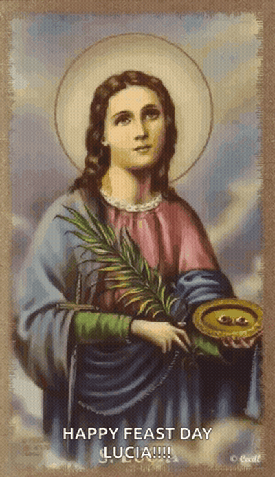 Woman Holding Palm Branch And Sword GIF