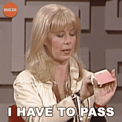 Woman Holding Paper Saying I Have To Pass GIF