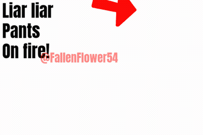 Woman Holding Paper Saying Liar GIF