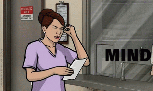 Woman Holding Paper With Word Mind GIF