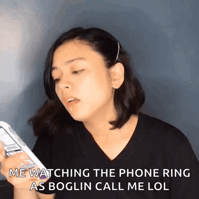 Woman Holding Phone Watching Ring GIF