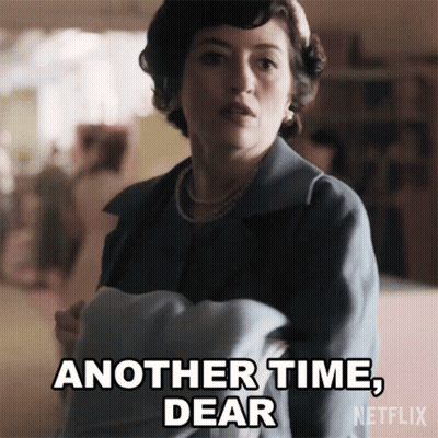 Woman Holding Pillow Saying Another Time Dear GIF