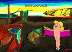 Woman Holding Pink Towel Brave New World GIF