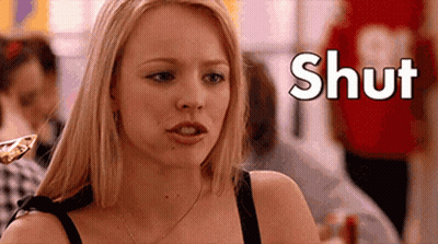 Woman Holding Pizza With Shut GIF