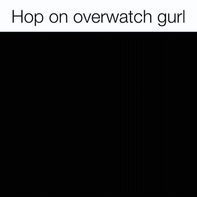Woman Holding Purple Balloon Hop On Overwatch Girl GIF