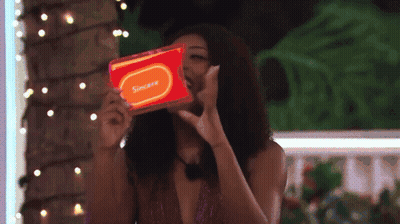 Woman Holding Red Card Sincere GIF