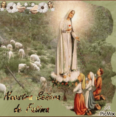 Woman Holding Rosary Nuestra Esposa De Fatima GIF