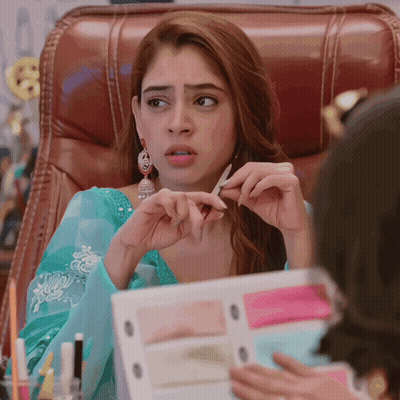 Woman Holding Scissors GIF