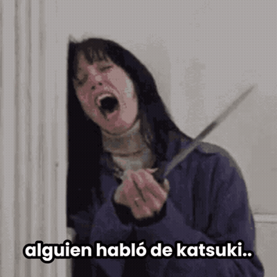 Woman Holding Scissors Screaming Alguien Hablo De Katsuki GIF