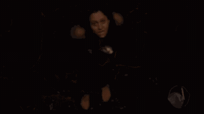 Woman Holding Small White Dog GIF