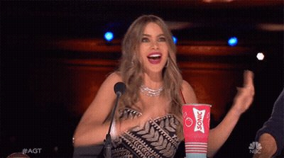 Woman Holding Sonic Cup GIF