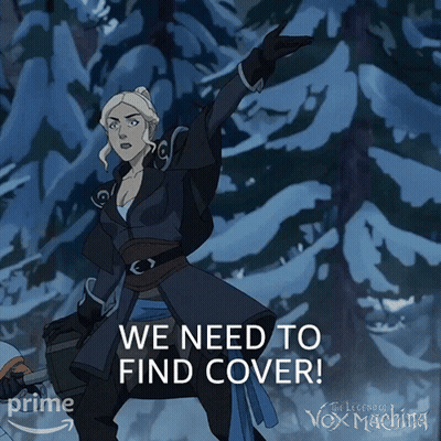 Woman Holding Sword Legends Of Vox Machina GIF
