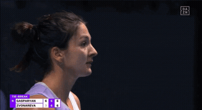Woman Holding Tennis Racquet GIF