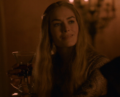Woman Holding Wine Glass Get Out GIF