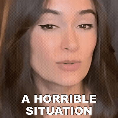 Woman Horrible Situation GIF
