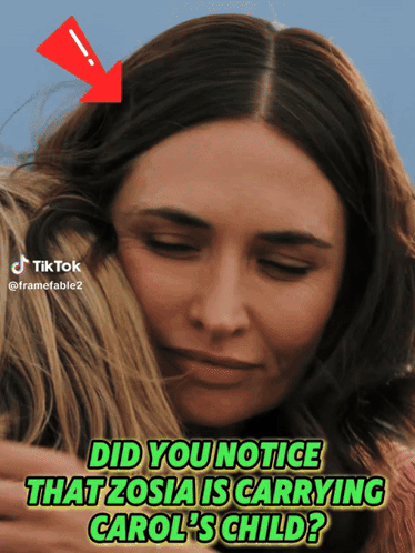Woman Hugging Another Woman With Did You Notice That Zosia Is Carrying Carol's Child GIF