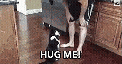 Woman Hugging Herself Sending You A Socially Distance Hug GIF