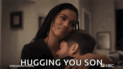 Woman Hugging Man Hugging You Son GIF
