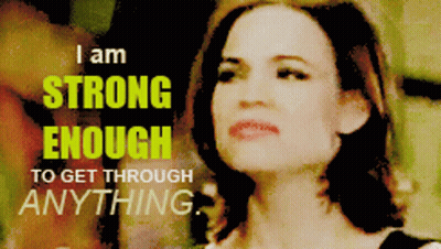 Woman I Am Strong Enough To Get Through Anything GIF